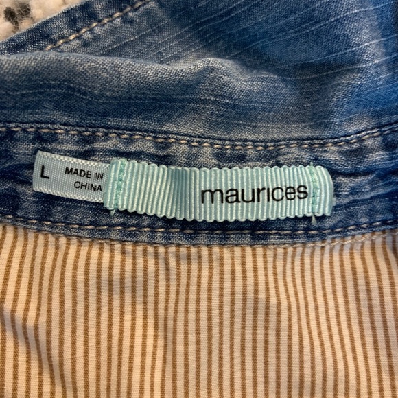 Jean button-down shirt - Picture 7 of 9